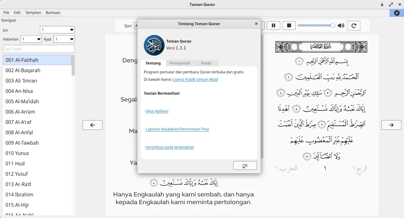 Tentang Teman Quran